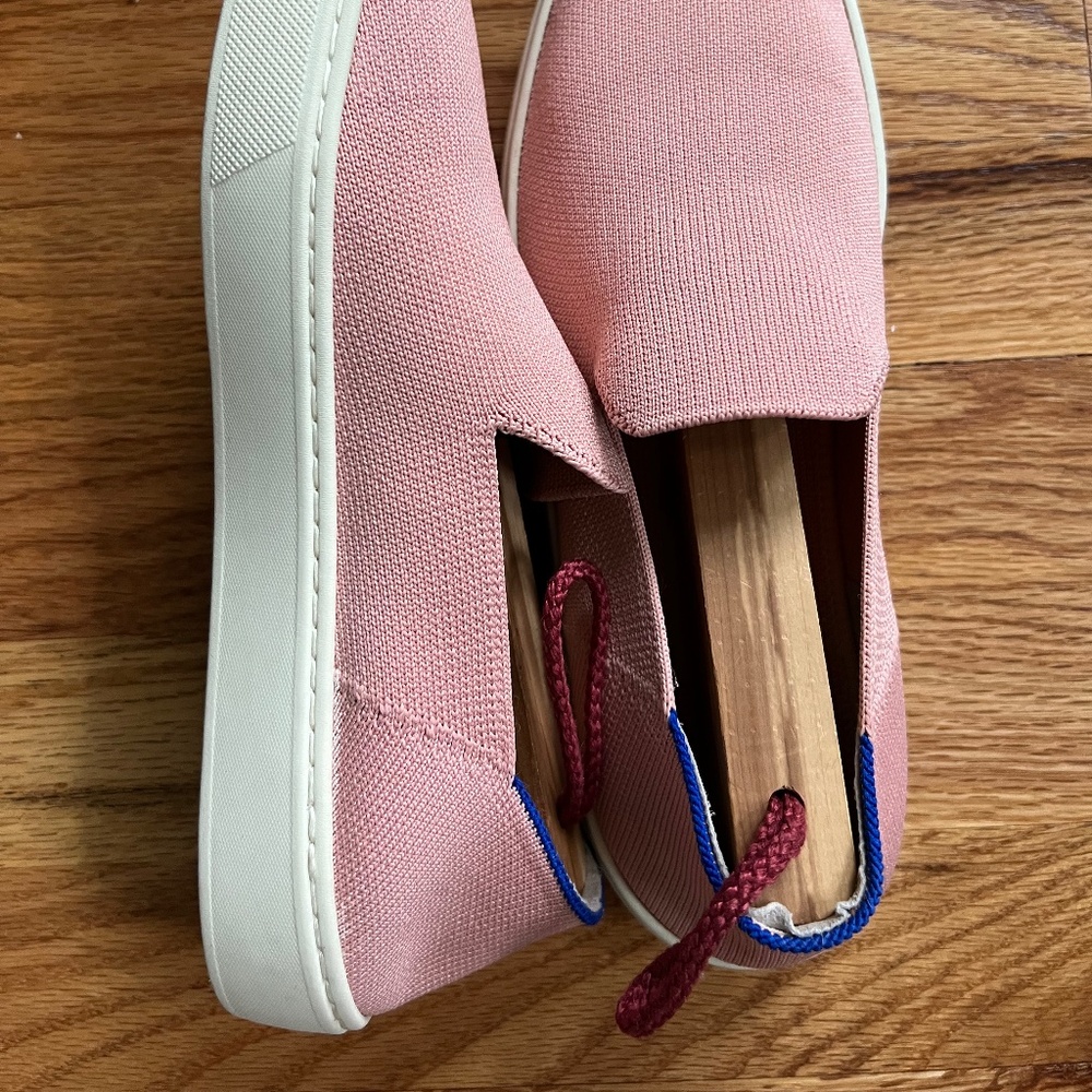 Rothy’s original slip on light pink sneakers women’s size 7.5 - Picture 12 of 16
